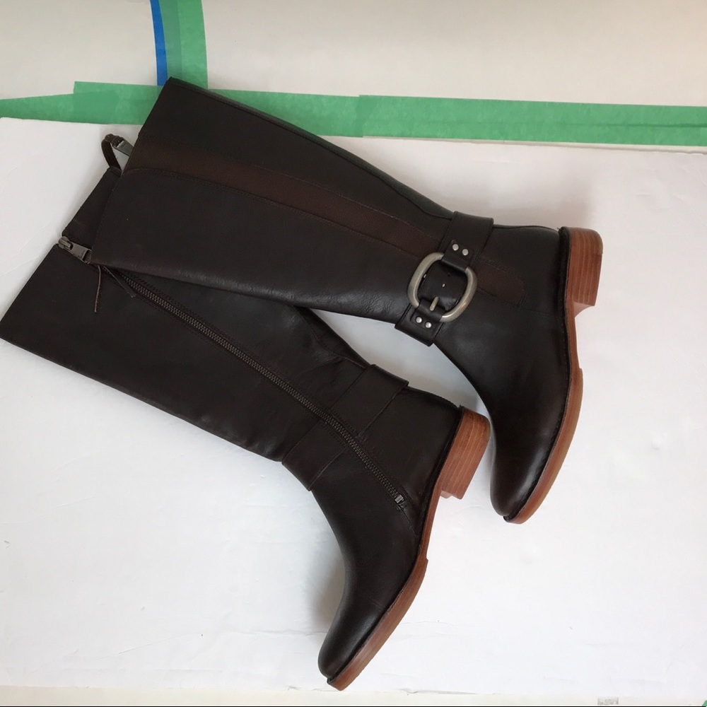 NEW. Fossil Audrey Leather Boots 7-1/2